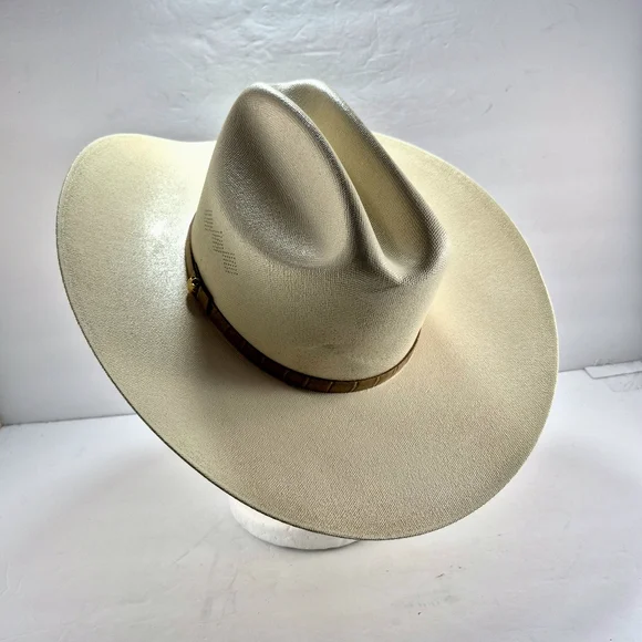 NWOT Remington 50X "Arma tu Instinto" Vented Straw Cowboy Hat Vented Cowboy - Picture 8 of 16